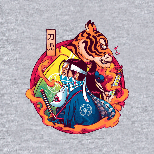 Katana Tiger-mens long sleeved tee-Bruno Mota