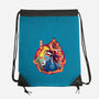 Katana Tiger-none drawstring bag-Bruno Mota