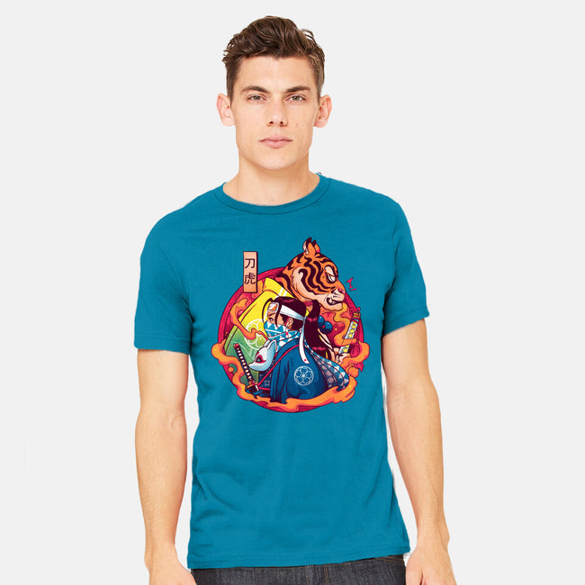 Katana Tiger-mens heavyweight tee-Bruno Mota