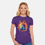 Katana Tiger-womens fitted tee-Bruno Mota