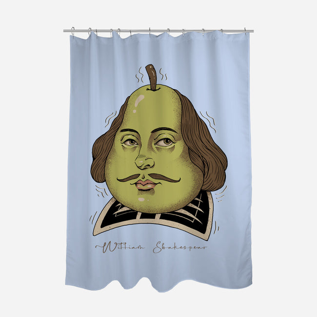 Shakes Pear!-none polyester shower curtain-vp021