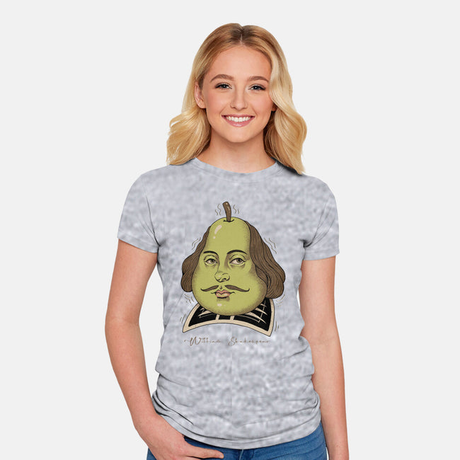 Shakes Pear!-womens fitted tee-vp021