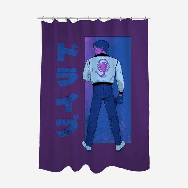 Japanese Driver-none polyester shower curtain-Hafaell