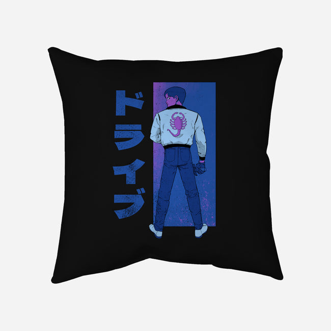 Japanese Driver-none removable cover w insert throw pillow-Hafaell