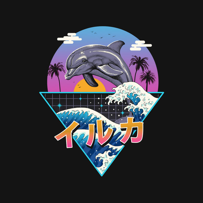 Dolphin Wave-mens basic tee-vp021