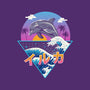 Dolphin Wave-none glossy sticker-vp021