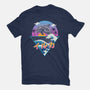 Dolphin Wave-mens heavyweight tee-vp021