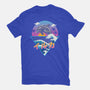 Dolphin Wave-mens basic tee-vp021