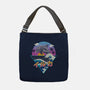 Dolphin Wave-none adjustable tote-vp021