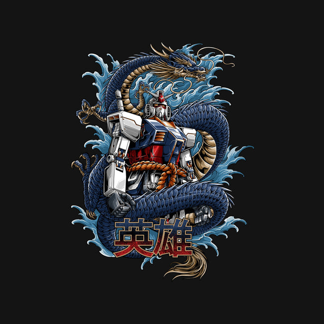 Gundam Dragon Force-unisex zip-up sweatshirt-SecondSyndicate