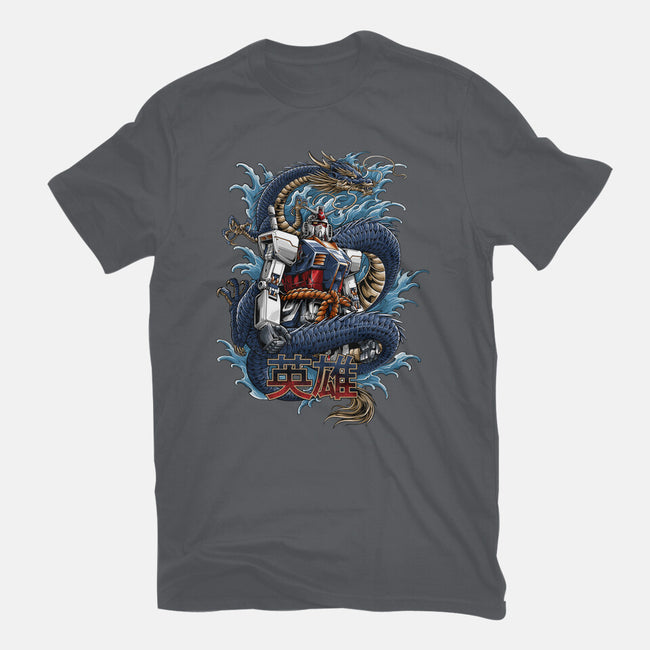 Gundam Dragon Force-mens premium tee-SecondSyndicate