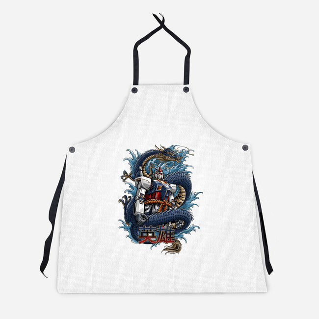 Gundam Dragon Force-unisex kitchen apron-SecondSyndicate