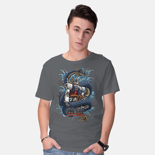 Gundam Dragon Force-mens basic tee-SecondSyndicate