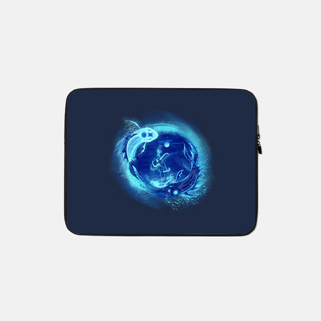 Sea Dancer-none zippered laptop sleeve-Ionfox