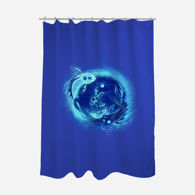 Sea Dancer-none polyester shower curtain-Ionfox