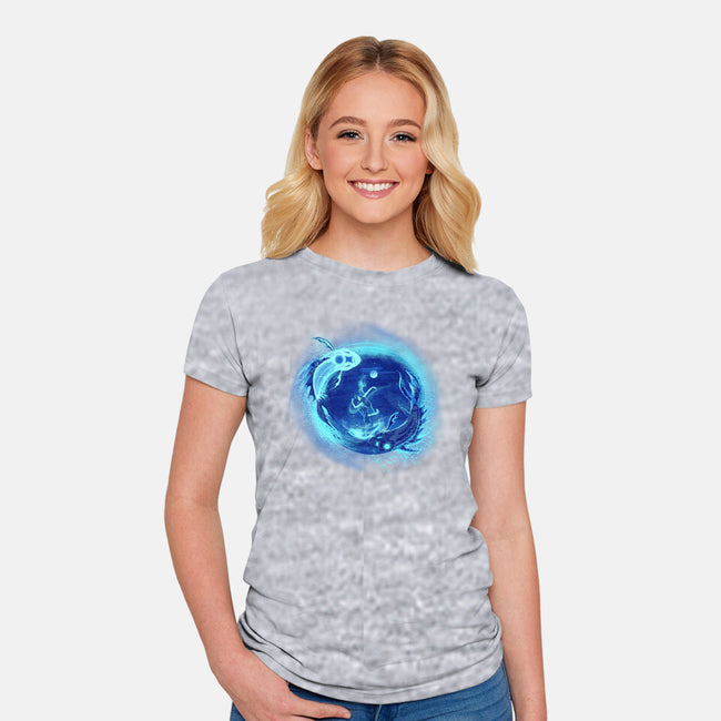 Sea Dancer-womens fitted tee-Ionfox