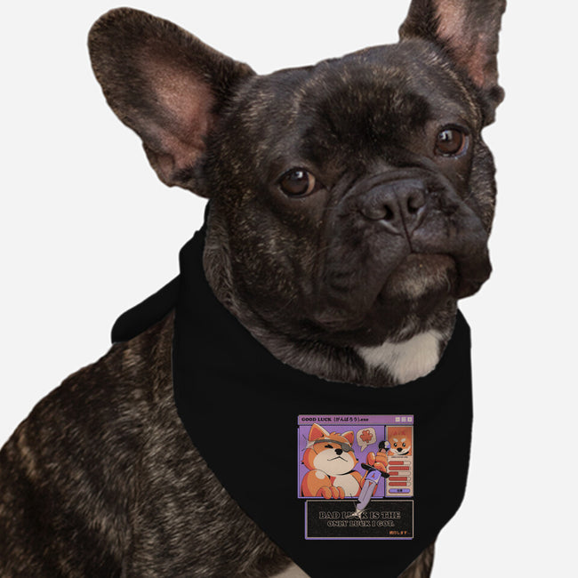 The Only Luck I Got-dog bandana pet collar-ilustrata