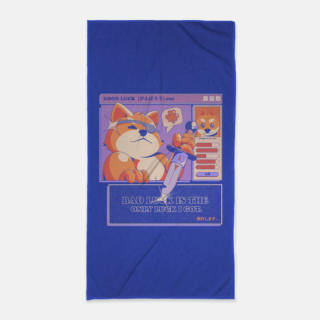 The Only Luck I Got-none beach towel-ilustrata