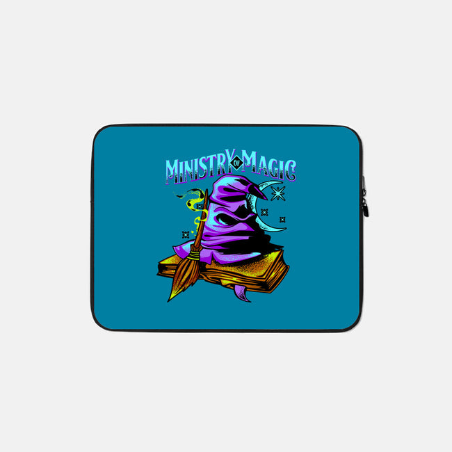 Ministry Of Magic-none zippered laptop sleeve-heydale