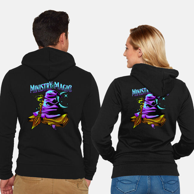 Ministry Of Magic-unisex zip-up sweatshirt-heydale
