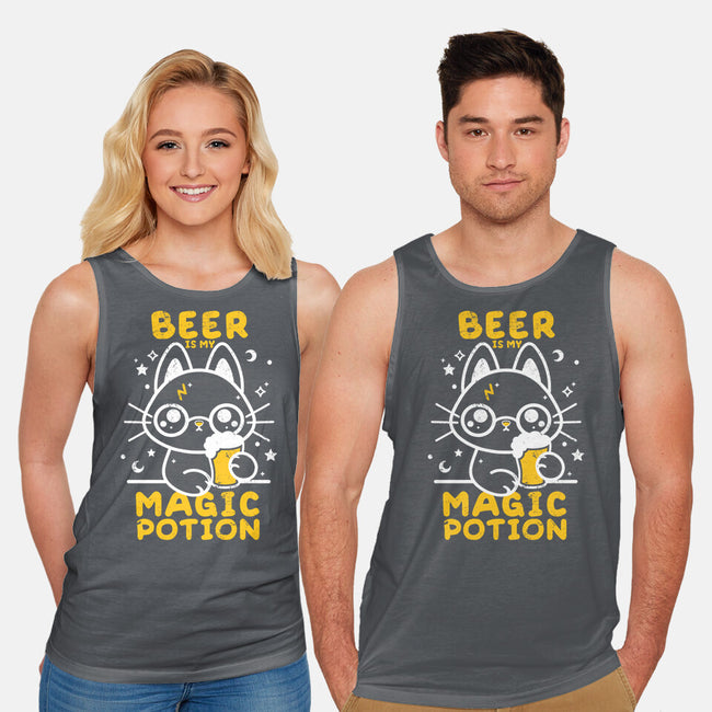 Beer Is My Magic Potion-unisex basic tank-NemiMakeit