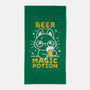Beer Is My Magic Potion-none beach towel-NemiMakeit