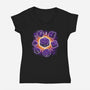 Dice Universe-womens v-neck tee-Vallina84