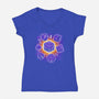 Dice Universe-womens v-neck tee-Vallina84