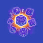 Dice Universe-womens v-neck tee-Vallina84