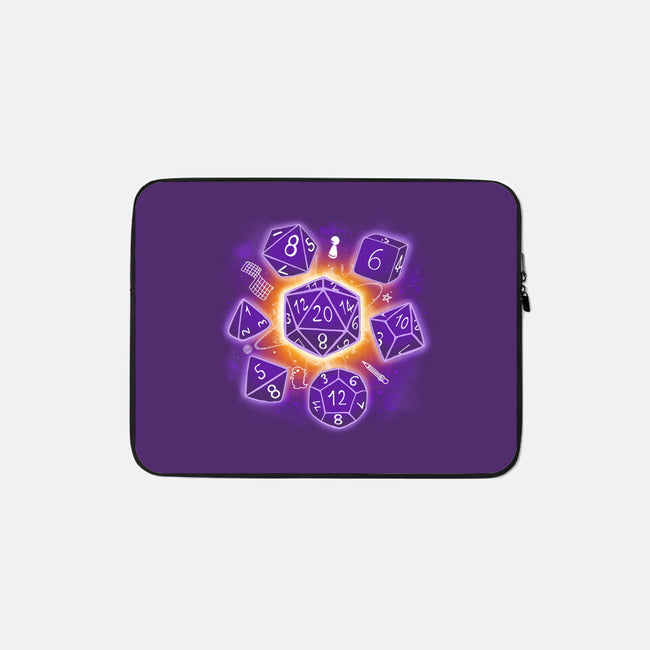 Dice Universe-none zippered laptop sleeve-Vallina84