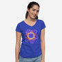 Dice Universe-womens v-neck tee-Vallina84