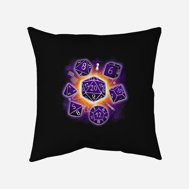 Dice Universe-none removable cover w insert throw pillow-Vallina84