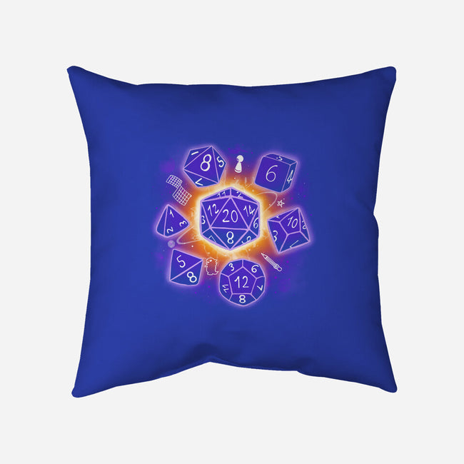 Dice Universe-none removable cover w insert throw pillow-Vallina84