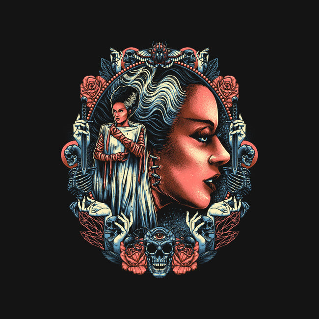 The Bride of the Monster-womens off shoulder tee-glitchygorilla