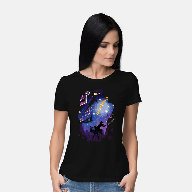 The Joe Star-womens basic tee-SwensonaDesigns