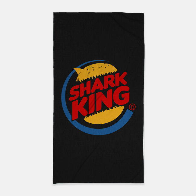 Shark King-none beach towel-Boggs Nicolas
