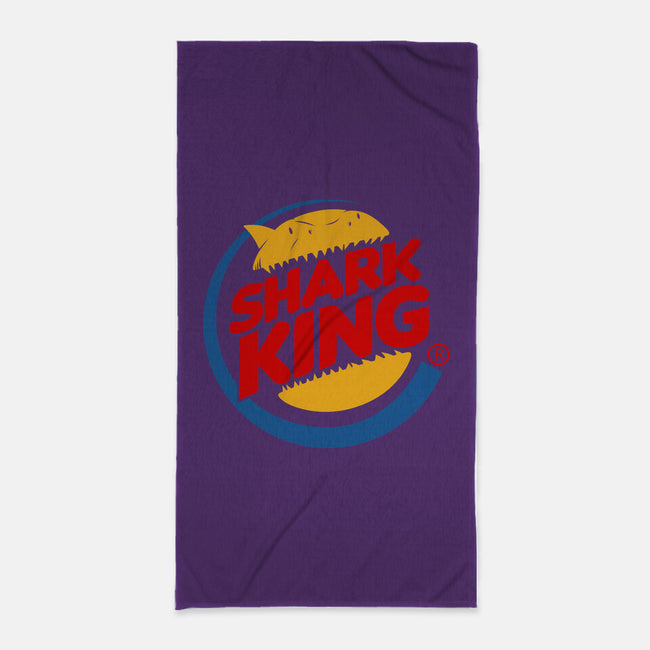 Shark King-none beach towel-Boggs Nicolas