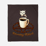 Morning Ritual-none fleece blanket-tobefonseca