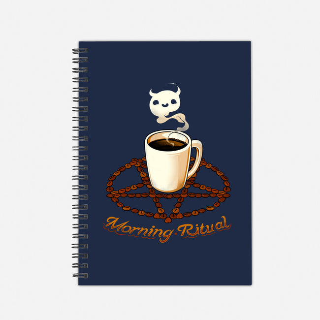 Morning Ritual-none dot grid notebook-tobefonseca