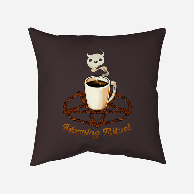 Morning Ritual-none non-removable cover w insert throw pillow-tobefonseca