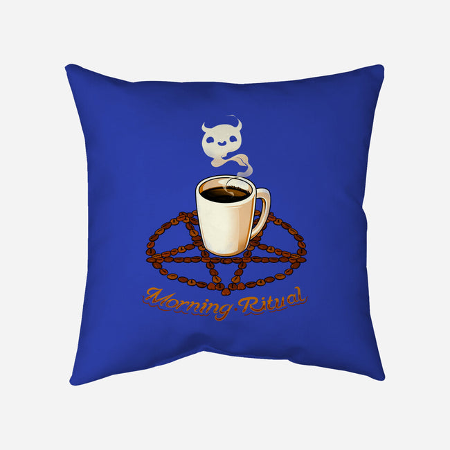 Morning Ritual-none non-removable cover w insert throw pillow-tobefonseca