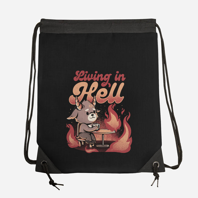 It's Home-none drawstring bag-eduely