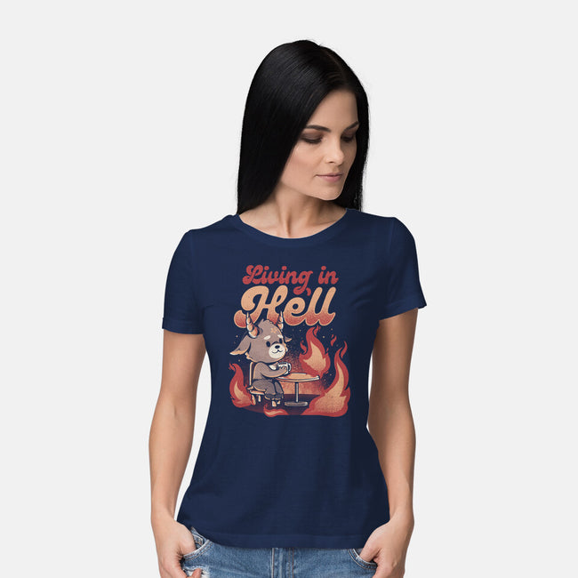 It's Home-womens basic tee-eduely