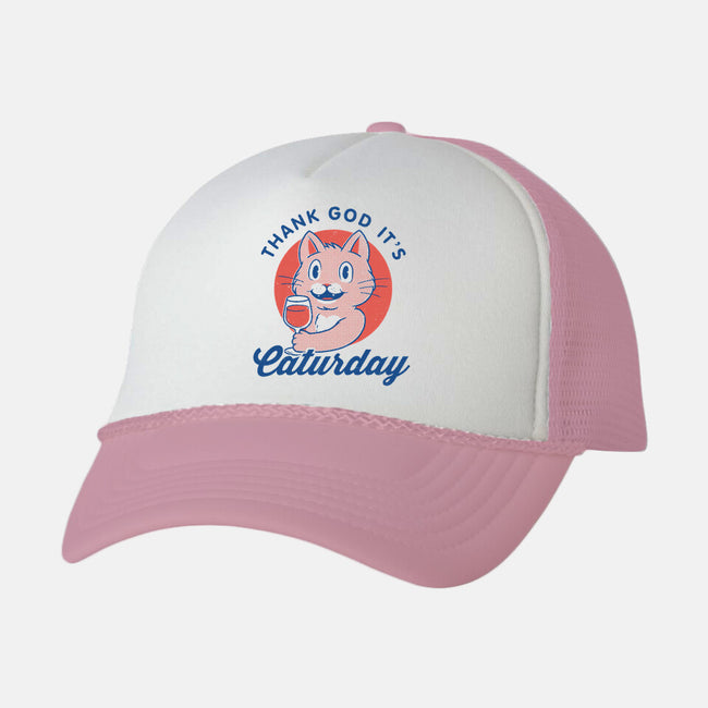 Caturday-unisex trucker hat-Thiago Correa