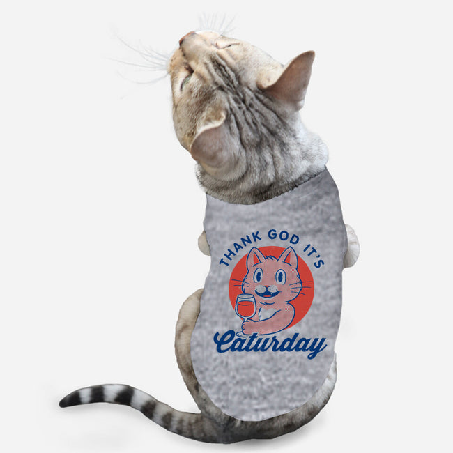 Caturday-cat basic pet tank-Thiago Correa