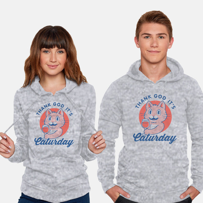 Caturday-unisex pullover sweatshirt-Thiago Correa