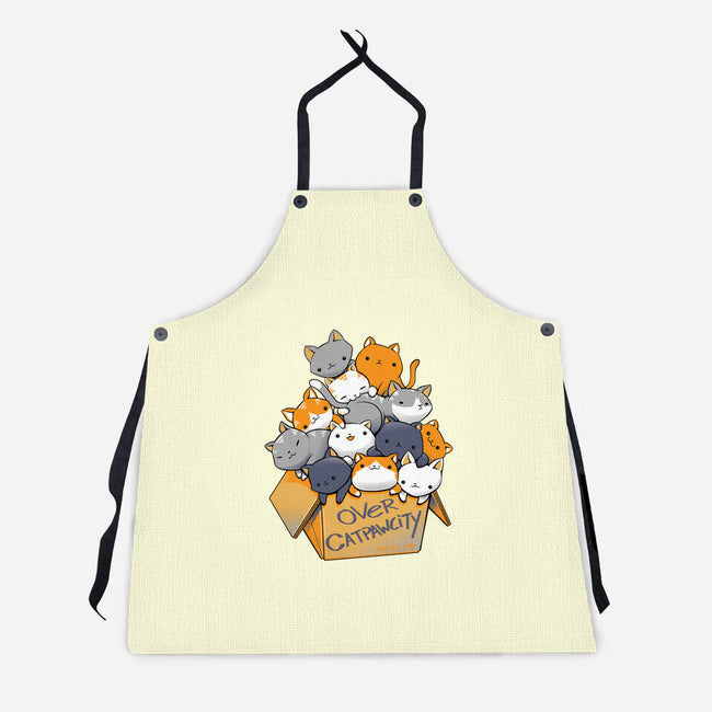 Over Catpawcity-unisex kitchen apron-tobefonseca