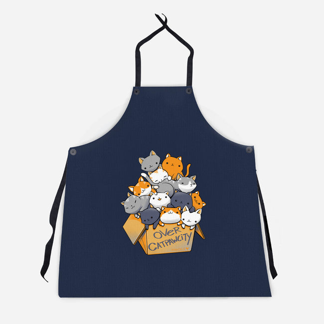 Over Catpawcity-unisex kitchen apron-tobefonseca