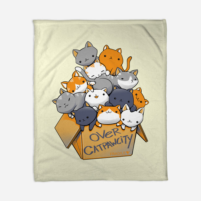 Over Catpawcity-none fleece blanket-tobefonseca