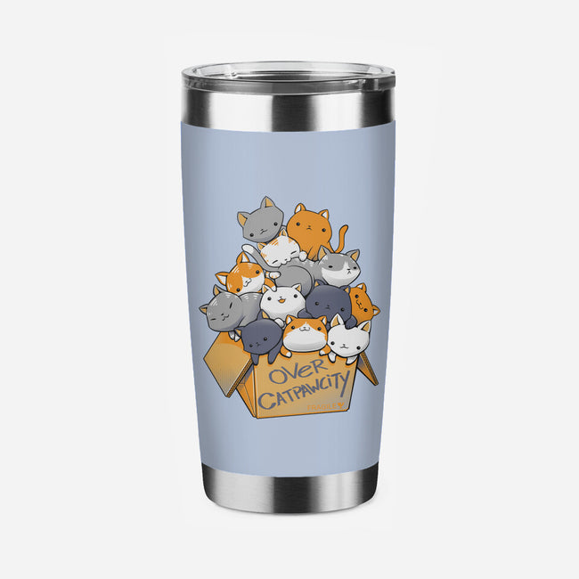 Over Catpawcity-none stainless steel tumbler drinkware-tobefonseca